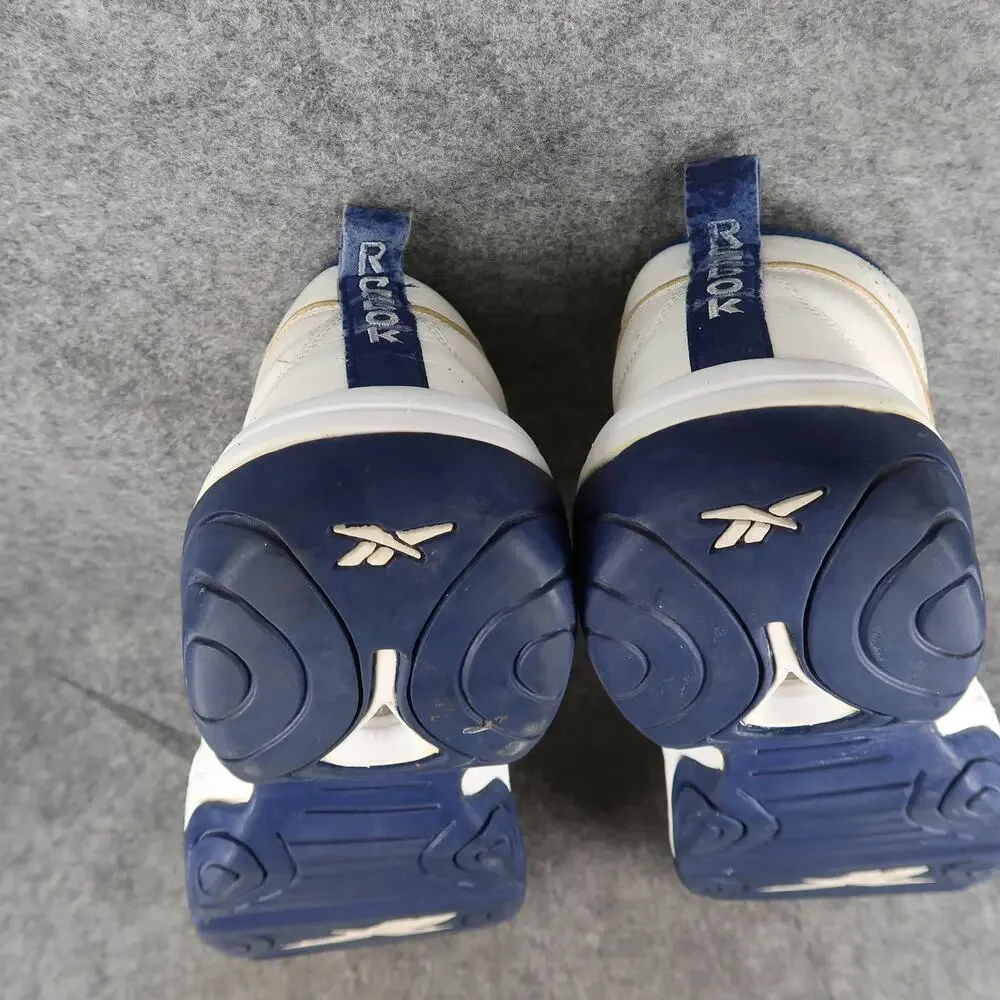 Reebok Shoes Mens 13 Basketball Sneaker Vintage Retro Trainers DMX White Blue